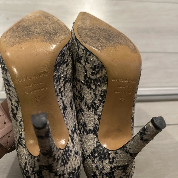 Isabel Marant Snakeskin Pattern Heels - Picture 6 of 6
